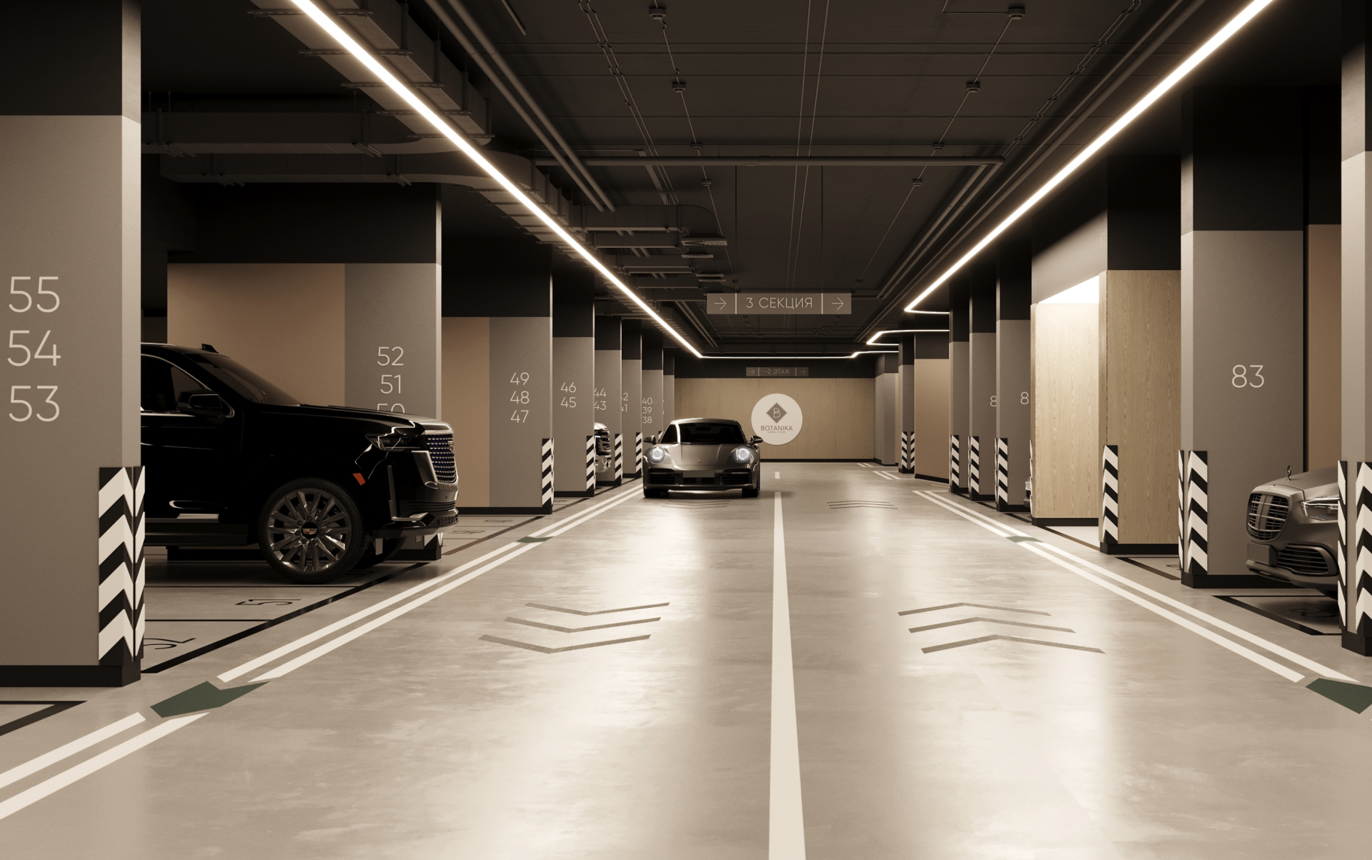 Подземный паркинг - Изображение